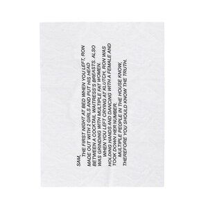 The Note Jersey Shore Blanket, Velveteen Plush Blanket