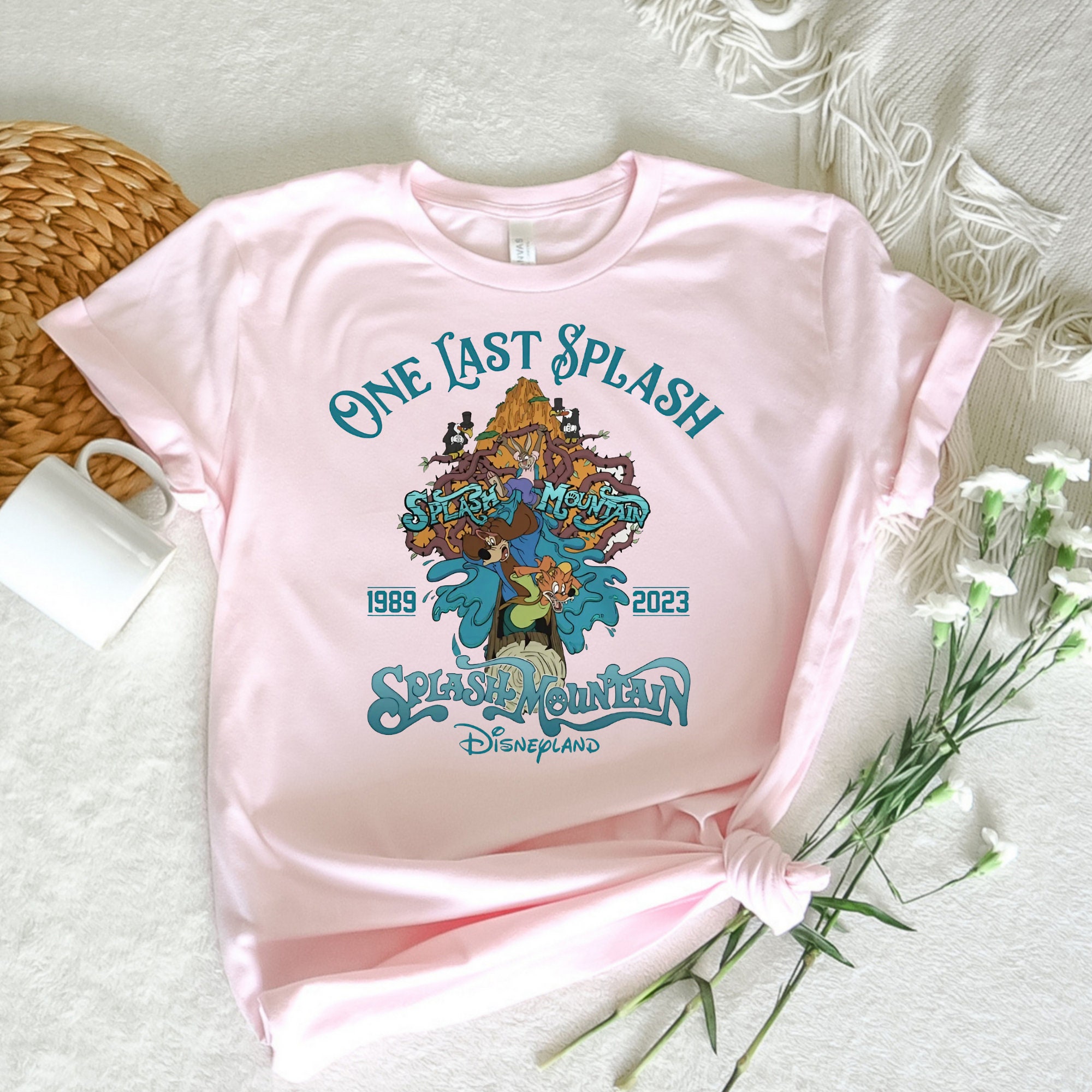 Retro Disneyland Splash Mountain Tshirt Disney Splash Etsy Canada