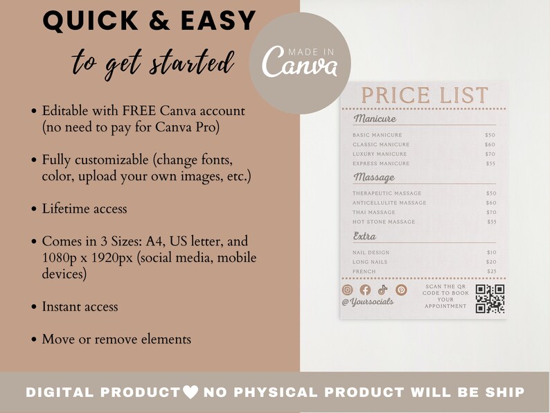 price-list-canva-template-printable-price-list-with-qr-code-etsy