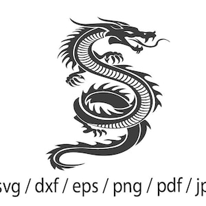 Dragon Svg, Chinese Dragon Svg, Mythical Creatures Svg, Dragon Fire Svg, Treasures