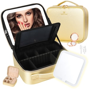 Valise de maquillage jet-set avec miroir - Bijoux, déguisements et  accessoires de décoration - LIVRES -  - Livres + cadeaux +  jeux
