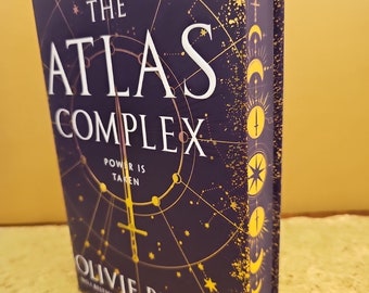 FIRMADO: Olivie Blake toma el poder del complejo Atlas, primera edición, parte trasera dura, borde impreso y rociado.