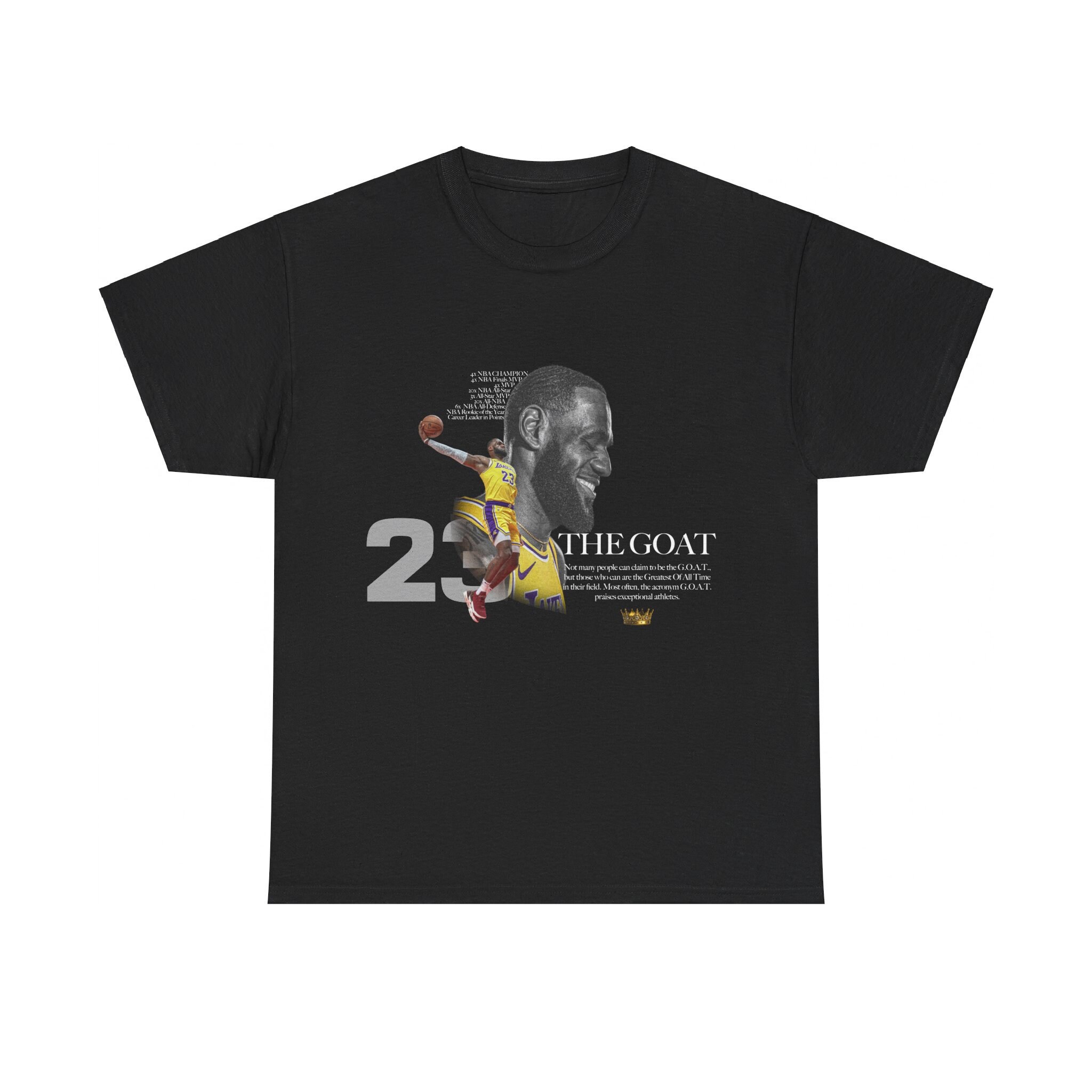 Lebron James GOAT T shirt Etsy Canada