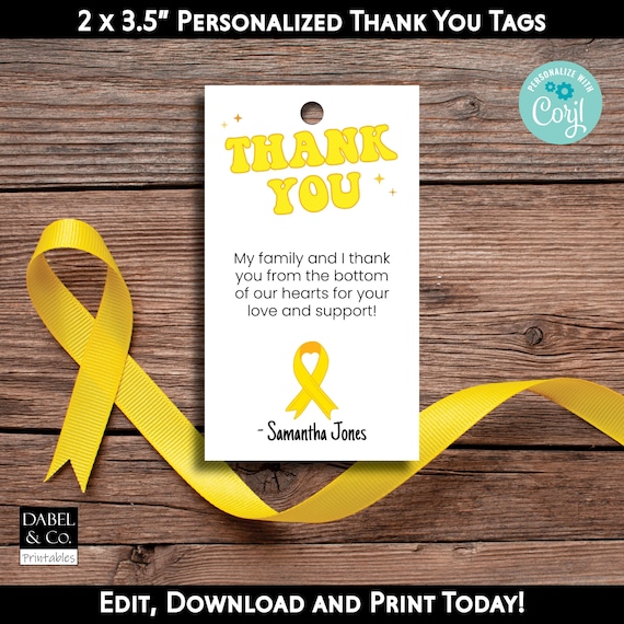 Yellow Ribbon Cancer Awareness