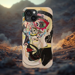 Avant-Garde Phone Case - Abstract Elegance Design - Modern Artistic Smartphone Cover