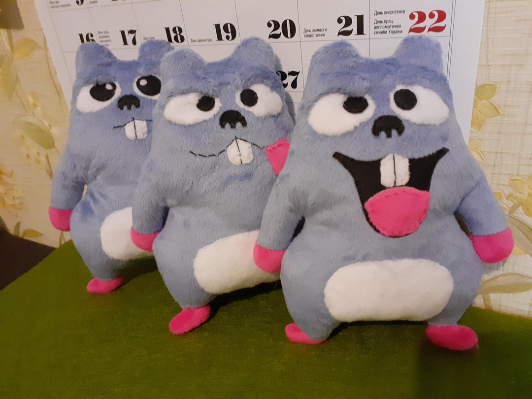 グリズリーレミングスぬいぐるみ：3個セット - Etsy 日本