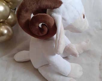 Aries Sheep Plush Toy. Collection gift.