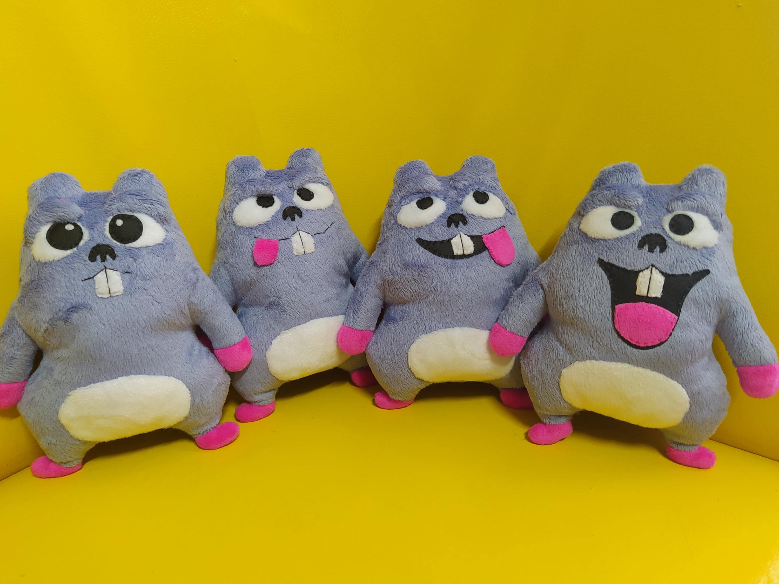 Lemmings Plush Toy: Handmade Collectible Gift - Etsy