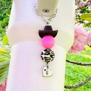 Initial Stanley Charm Highland Cow Stanley Charms Cow Stanley Jewelry Cow Stanley Cup Accessories Cow Tumbler Charm Cow Tumbler Accessories