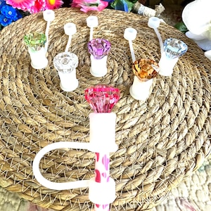 Diamond Stanley Topper 10mm Straw Topper Diamond Stanley Cup Accessories Diamond Tumbler Straw Topper Diamond Stanley Straw Topper