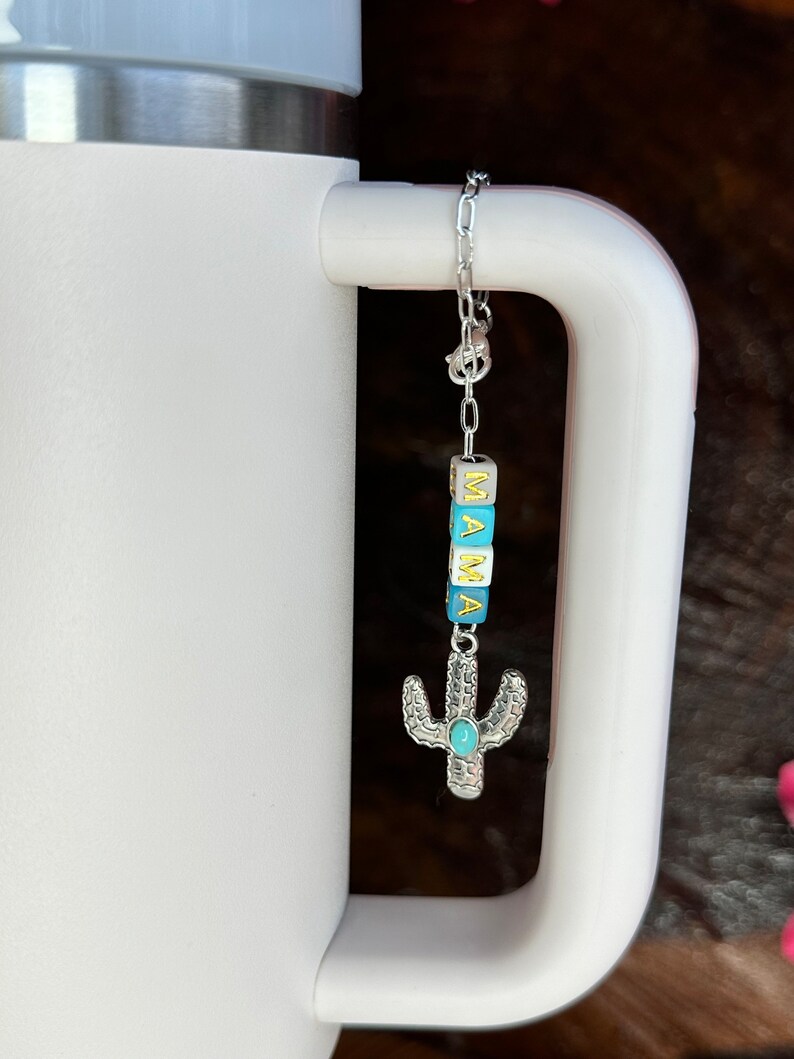 BLEOUK Cactus Charm Bracelet - Adjustable Encouragement Gift For Women, Plant Mom Present