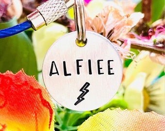 Horse ID Tag Horse Gifts Horse Halter Tag Horse Owner Gift Horse Bridal Tag Horse Halter Name Plate Horse Bridle Charm Hand Stamped Tag