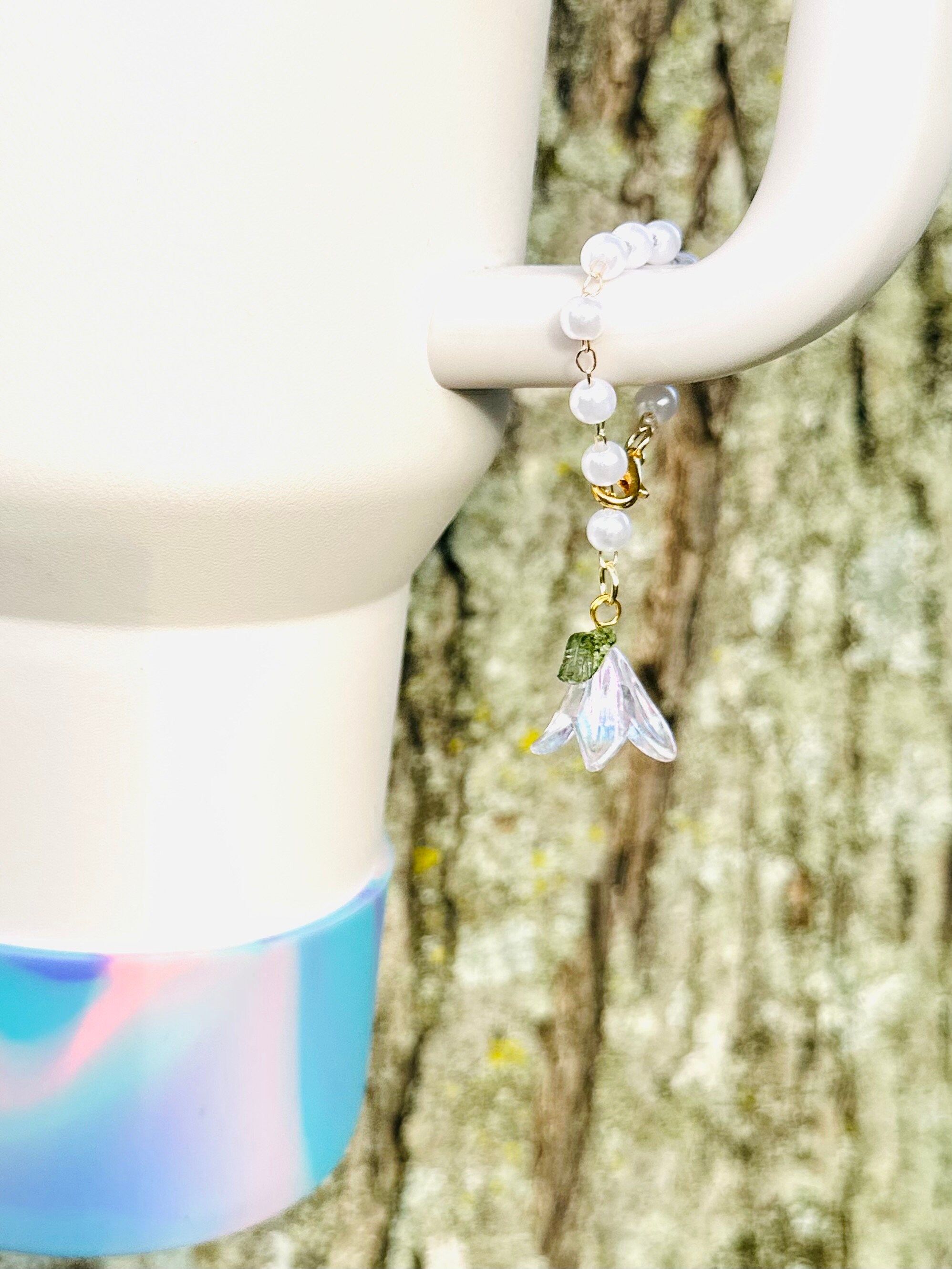 Landical Becher-Anhänger Set – 8 Bunte Charms Mit Ketten Für Tassen & Gläser