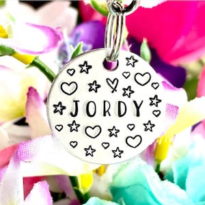 Horse ID Tag Horse Gifts Horse Halter Tag Horse Owner Gift Horse Bridal Tag Horse Halter Name Plate Horse Bridle Charm Hand Stamped Tag