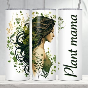 Emballage de gobelet Plant Mama pour gobelets skinny 20 oz, gobelet à sublimation de plantes, modèle d'emballage de gobelet plante d'intérieur, emballage de gobelet mère plante