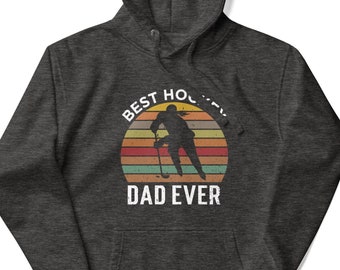 Moletom "Melhor Pai de Jogador de Hóquei do Mundo", Filha Jogadora de Hóquei, Pai Jogador de Hóquei, Camiseta Pai Jogador de Hóquei, Moletom para Pai, Moletom Masculino, Presente para Pai, Moletom, Hóquei