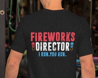 Camiseta del 4 de julio, director de fuegos artificiales, 4 de julio, camiseta del 4 de julio, camiseta del 4 de julio, camiseta divertida del 4 de julio para papá, camiseta divertida para papá