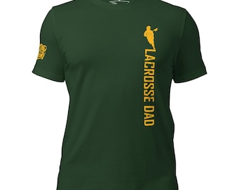 Camiseta "Pai Jogador de Lacrosse", Presente Esportivo para o Dia dos Pais