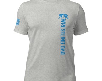 Camiseta de papá luchador, orgulloso fanático de la lucha libre