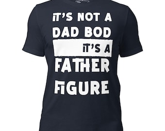 Camiseta engraçada com estampa de figura paterna e corpo de pai sarado – Presente para o Dia dos Pais