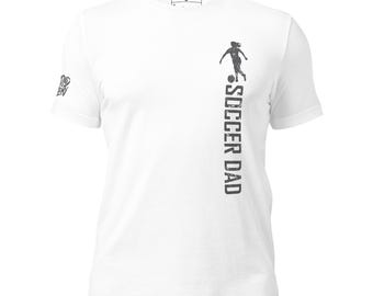 Camiseta de pai de jogador de futebol, Camiseta de pai orgulhoso de menina, Camiseta de futebol, Presente para ele, Presente de Dia dos Pais, Futebol, Presente para o papai, Camiseta de pai orgulhoso, Camiseta de futebol