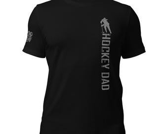 Hockey Dad Shirt unterstützende Tochter, stolzer Hockey Dad, Geschenk für Papa, Papa Geburtstagsgeschenk, Vatertags Shirt, Hockey Shirt