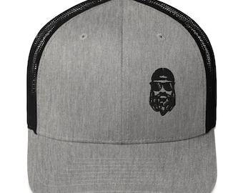 Czapka z daszkiem Dad Army Trucker: haftowana brodata czapka typu snapback