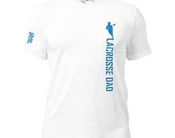 Lacrosse Dad T-Shirt, Sporty Design, Gift for Dad