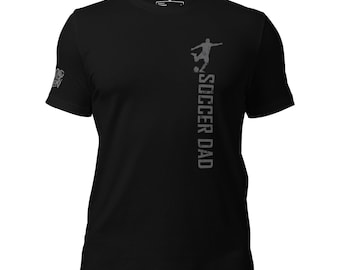 Camiseta de pai de jogador de futebol, camiseta de pai orgulhoso de esportista, camiseta de futebol, presente para ele, presente de Dia dos Pais, futebol, presente para o pai, camiseta de pai orgulhoso