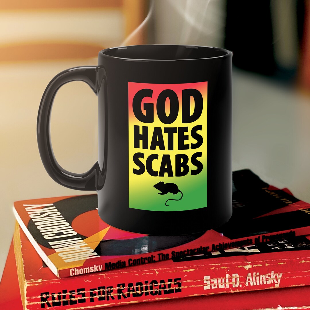 Scabby the Rat Shirt Scab Never Cross a Picket Line Working Etsy