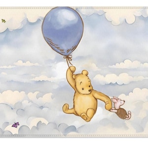 Baby-Kinderzimmer-Dekor-Teppich | Winnie Puuh Dekorationen | Winnie Puuh Teppich für Kinderzimmer Mädchen oder Junge | Ästhetischer Schlafzimmerteppich Kinderteppich