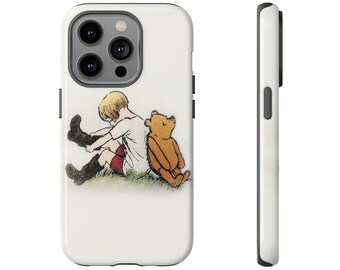 Winnie the Pooh iPhone 15 Caso / Christopher Robin y Pooh Bear / Winnie the Pooh iPhone 14 Caso / Google Pixel Samsung Galaxy Apple Regalo