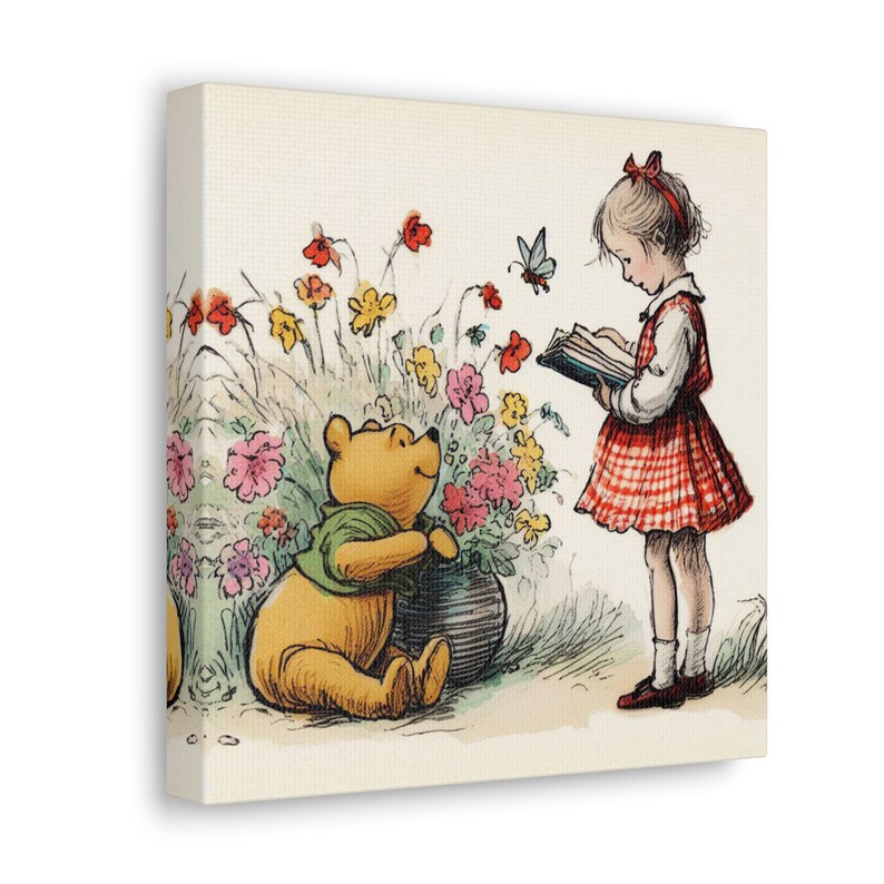 Winnie the Pooh Wall Art Nursery Wall Decor Winnie the Pooh Poster Wall
