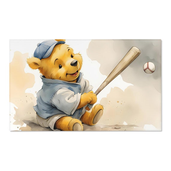 Baseball rug for best sale nursery