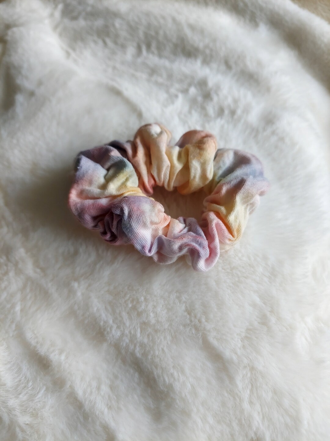 Scrunchie Tie Dyed Pastel Coloured Hair Accessory and Free UK Etsy