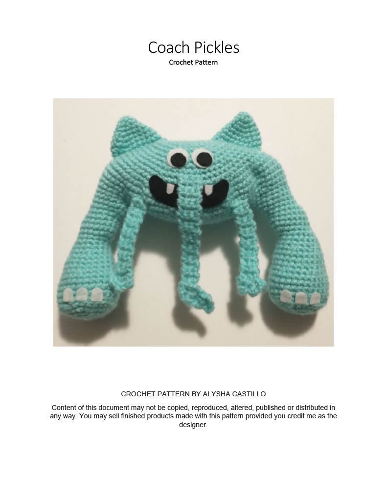 PDF Pattern Garten of ban ban Nab Nab felt sewing stuffed toy. Easy DIY  hand sewing toy pattern and tutorial. Great gift for kids.