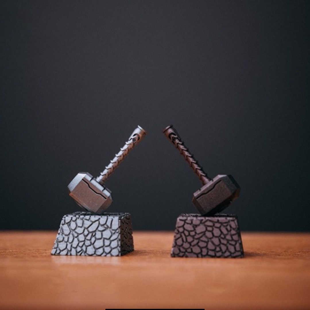 Handmade Thor Hammer Keycap Key Cap for Mechanical Keyboard Etsy