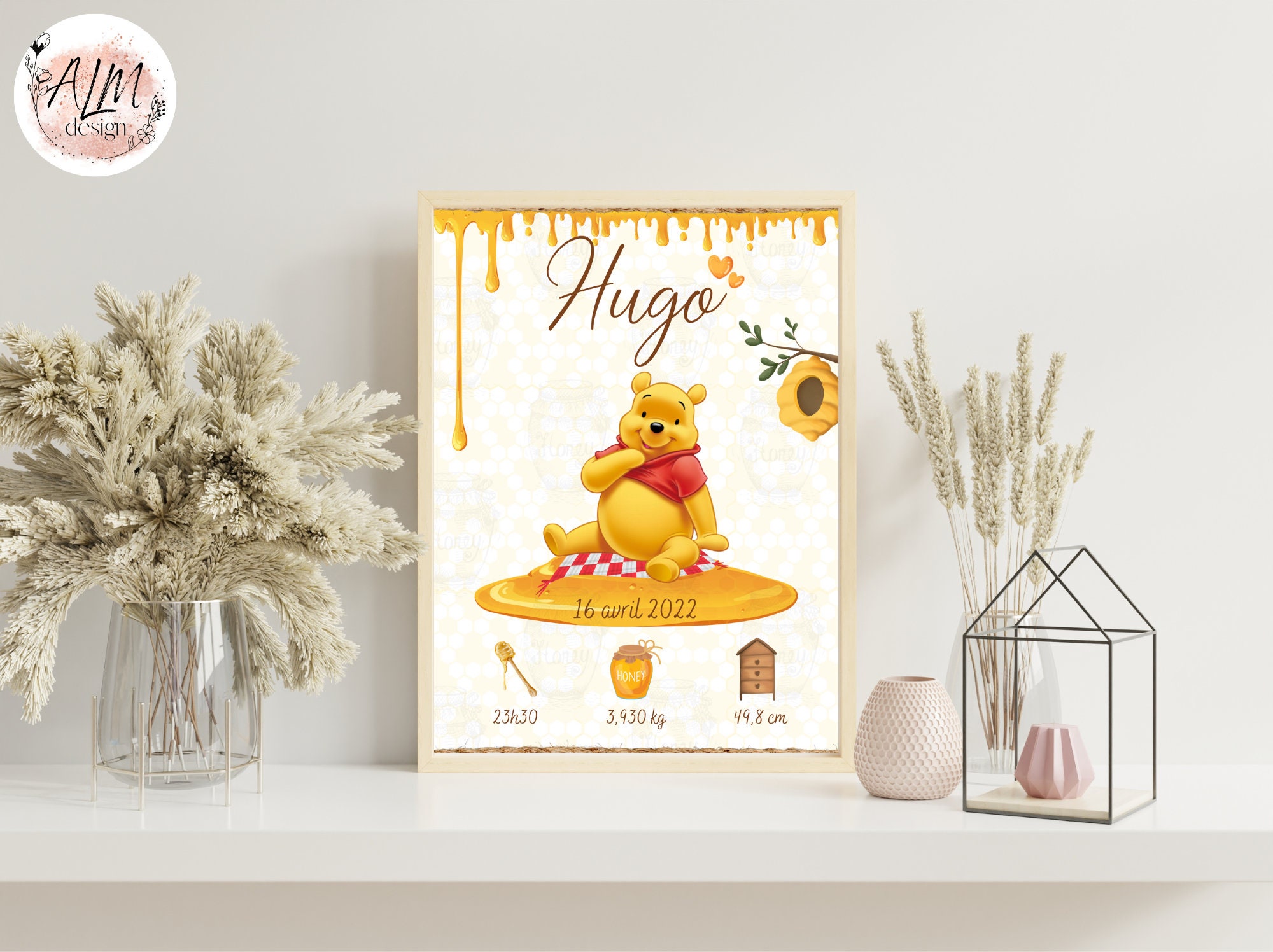 Lot De 6 Posters Animaux Jungle Pour Enfants - Format A4 (21x30cm) | Déco Chambre Bébé | Toile Sans Cadre