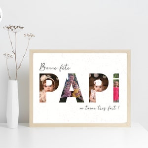 Póster de regalo personalizado del Día del Abuelo, Abuelo, Abuelo, impreso para decoración de paredes, formato PDF o impreso A4 o A3