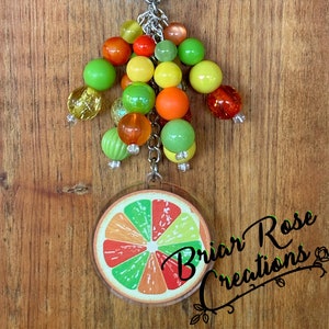 Citrus Purse Charm