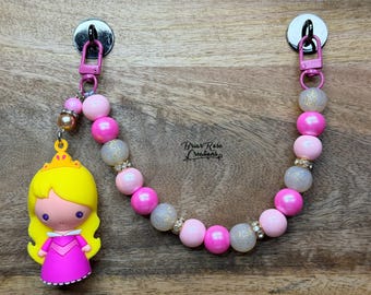 Princess Aurora Purse Charm | Bag Charm | Strap | Necklace | Chain