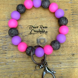 Spider Web Wristlet Keychain