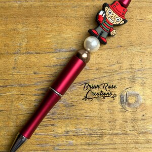 Scary Fred Beaded Pen