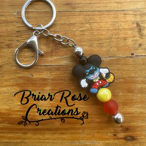Costume Alien as Mouse Keychain