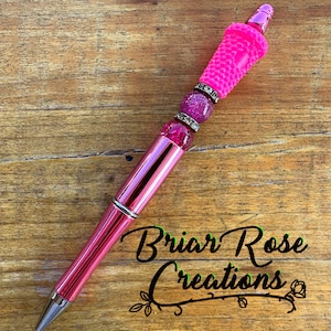 Studded Cold Coffee Cup Beaded Pen