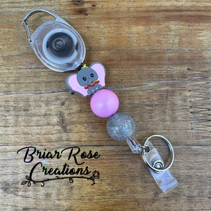 Flying Elephant Badge Reel