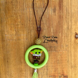 Green Guy Car Charm