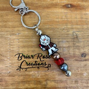 Hockey Mask Guy Keychain