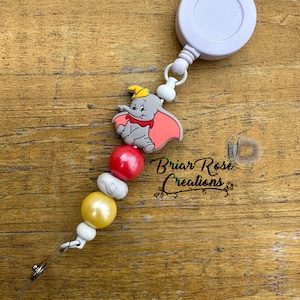 Flying Elephant Badge Reel