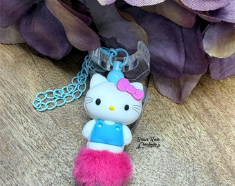 Charm pequeño de Hi Kitty para taza, lector electrónico, bolso, tirador de cremallera y vaso